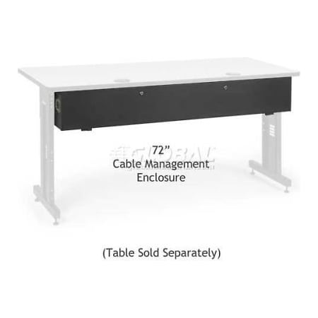 Kendall Howard Kendall HowardCable Management Enclosure for 72in Classroom Training Table 5500-3-100-72
